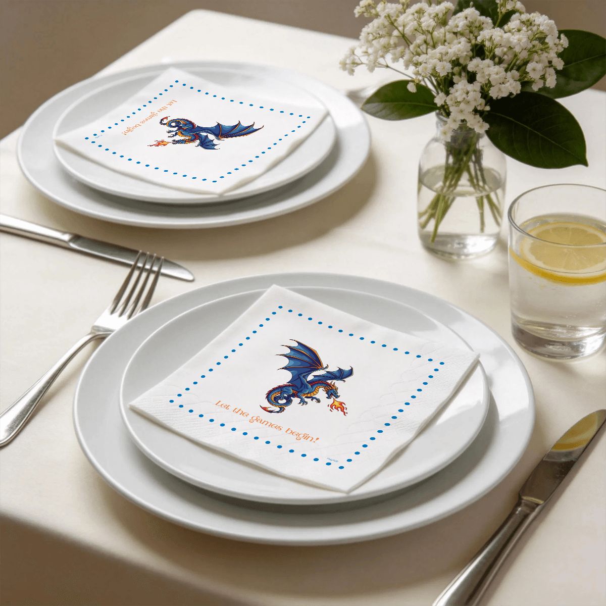 Cocktail Napkins - Let the Games Begin