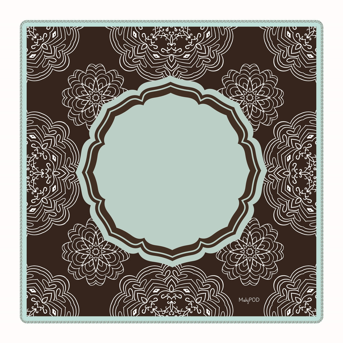 Mahjong Mat - Chocolate Lace