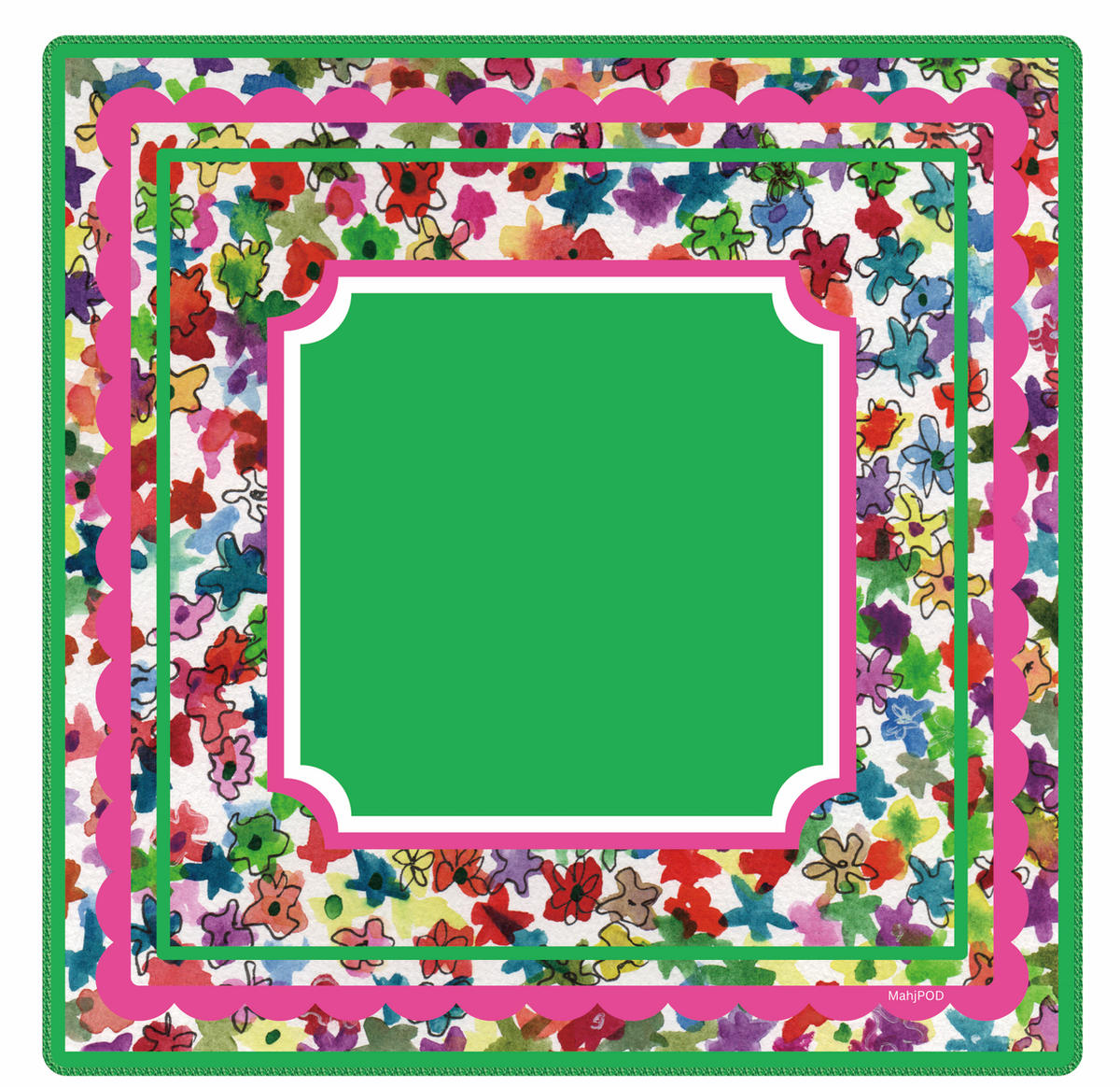 Mahjong Mat - Flower Child