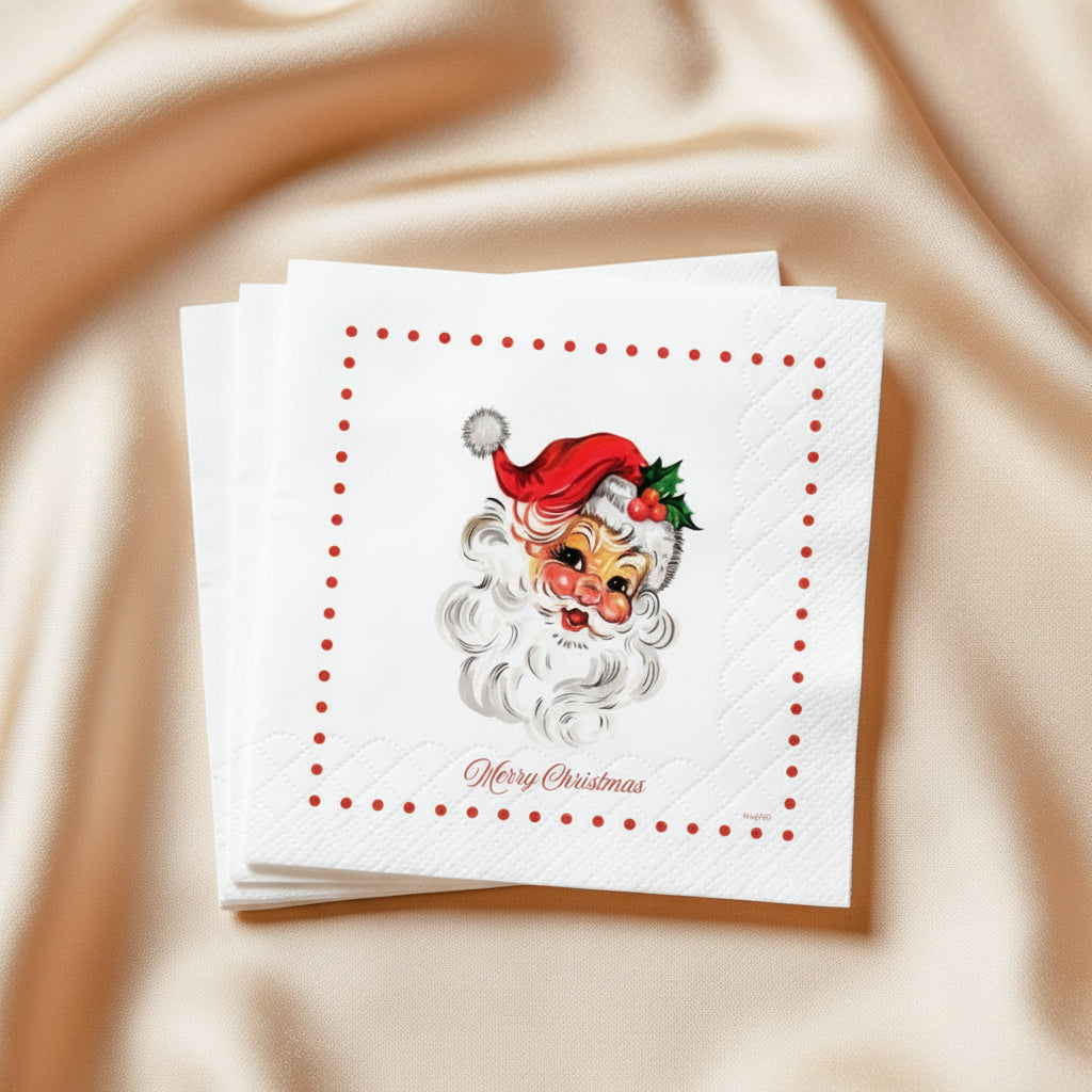 Cocktail Napkins - Merry Christmas from Santa