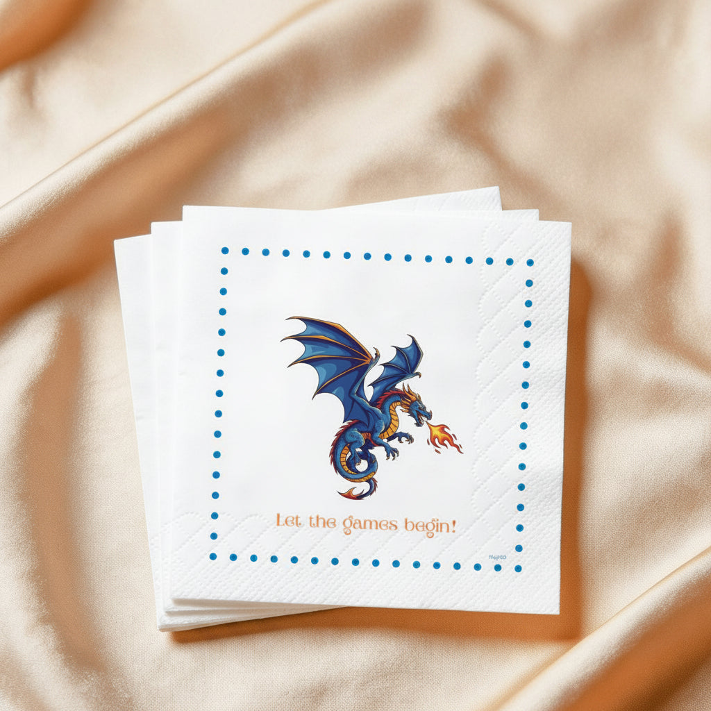 Cocktail Napkins - Let the Games Begin