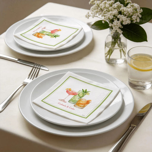 Cocktail Napkins - Cocktails & Craks