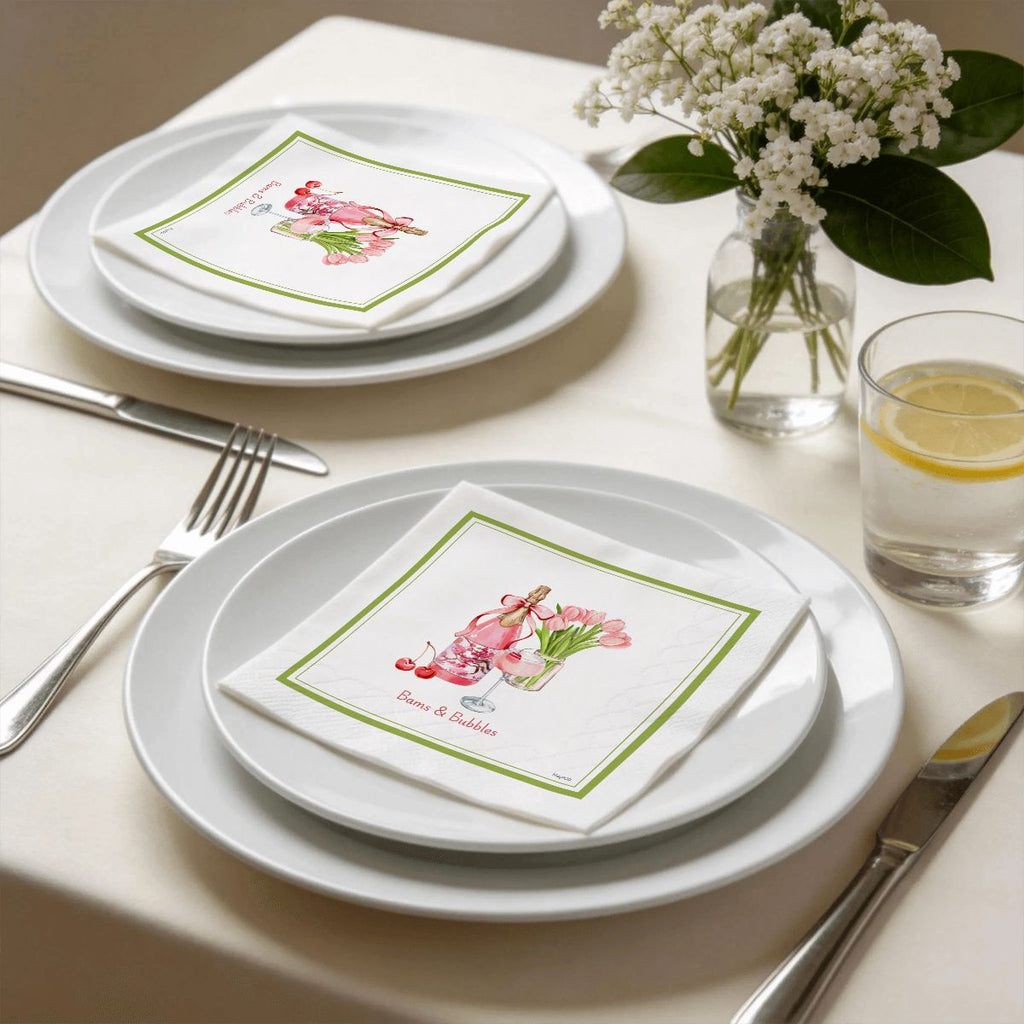 Cocktail Napkins - Bams & Bubbles