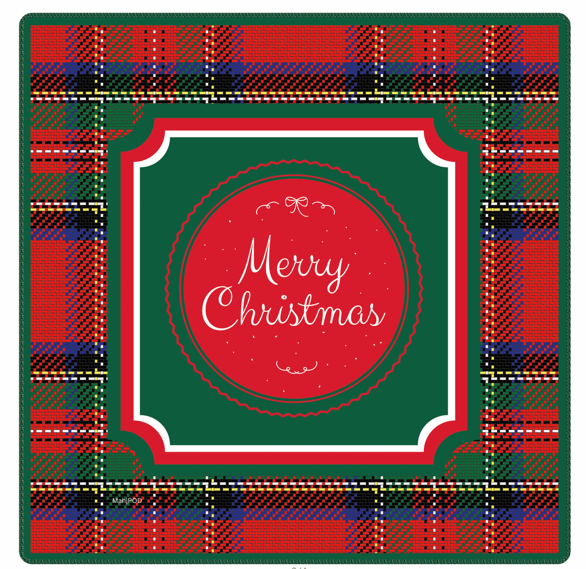 Mahjong Mat - Merry Christmas - IN STOCK NOW